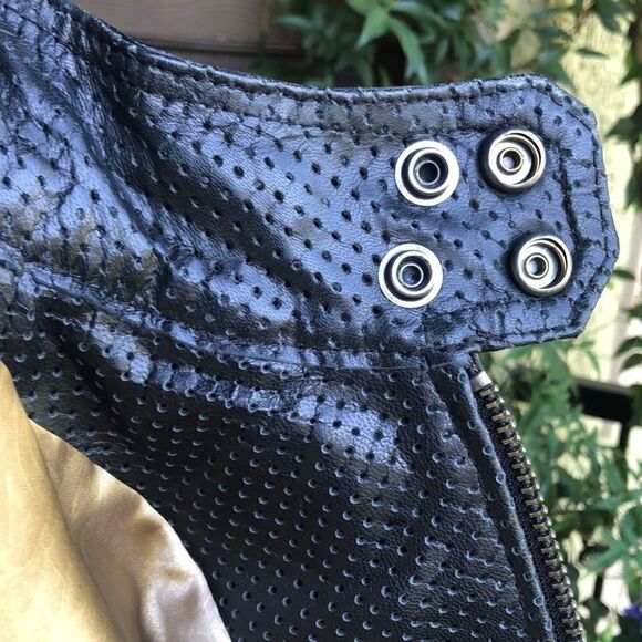 NWOT Roland Sands Designer Men’s Wool/Leather Biker Jacket - Picture 14 of 16